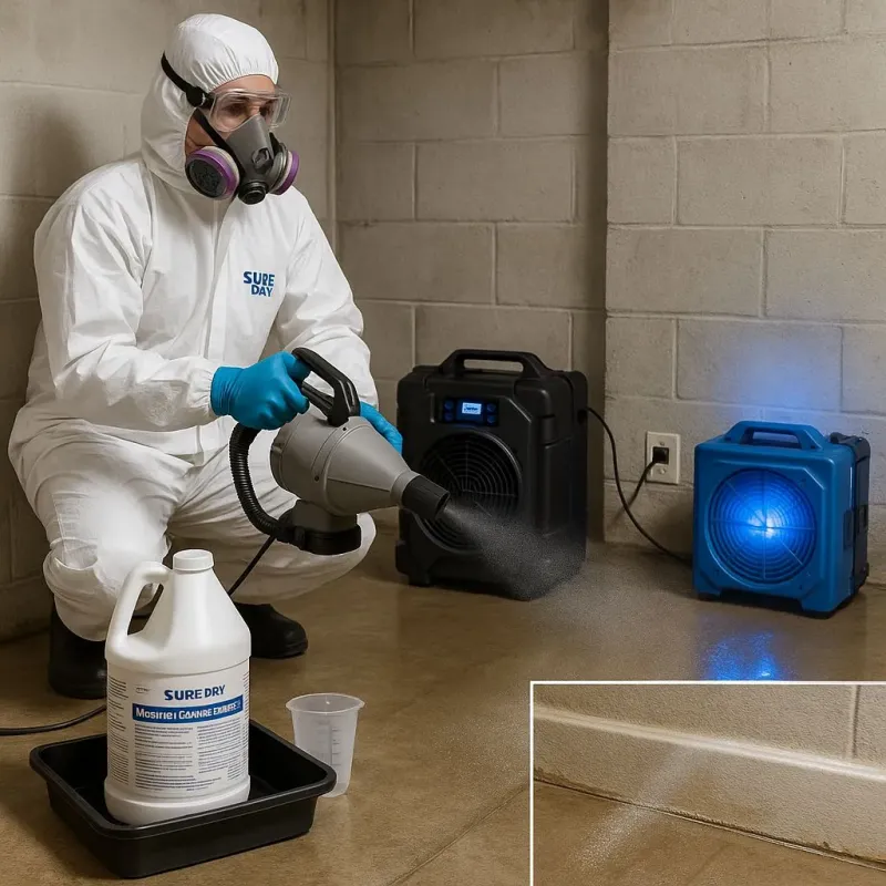 Sanitization and Odor Removal process in Orlando, FL